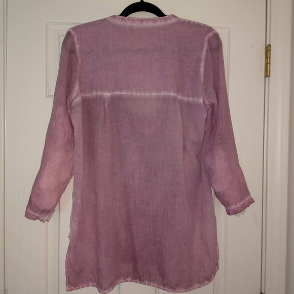 Free People Purple Sheer Blouse size XS - Picture 3 of 4
